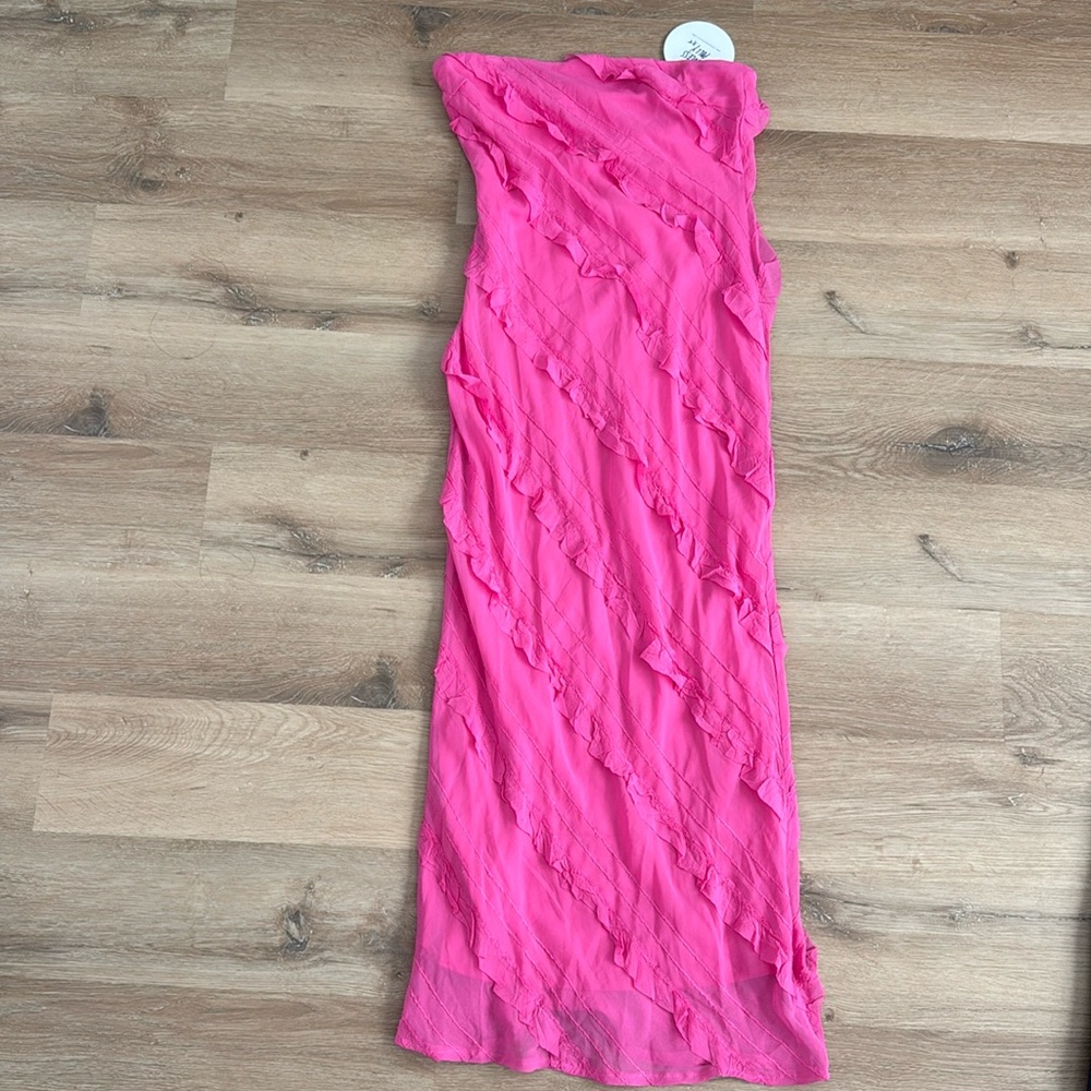 Princess Polly Baylor Maxi Dress Hot Pink
